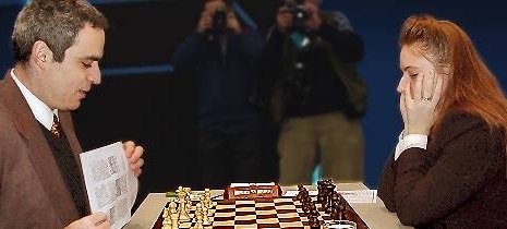 Kasparov Polgar photos